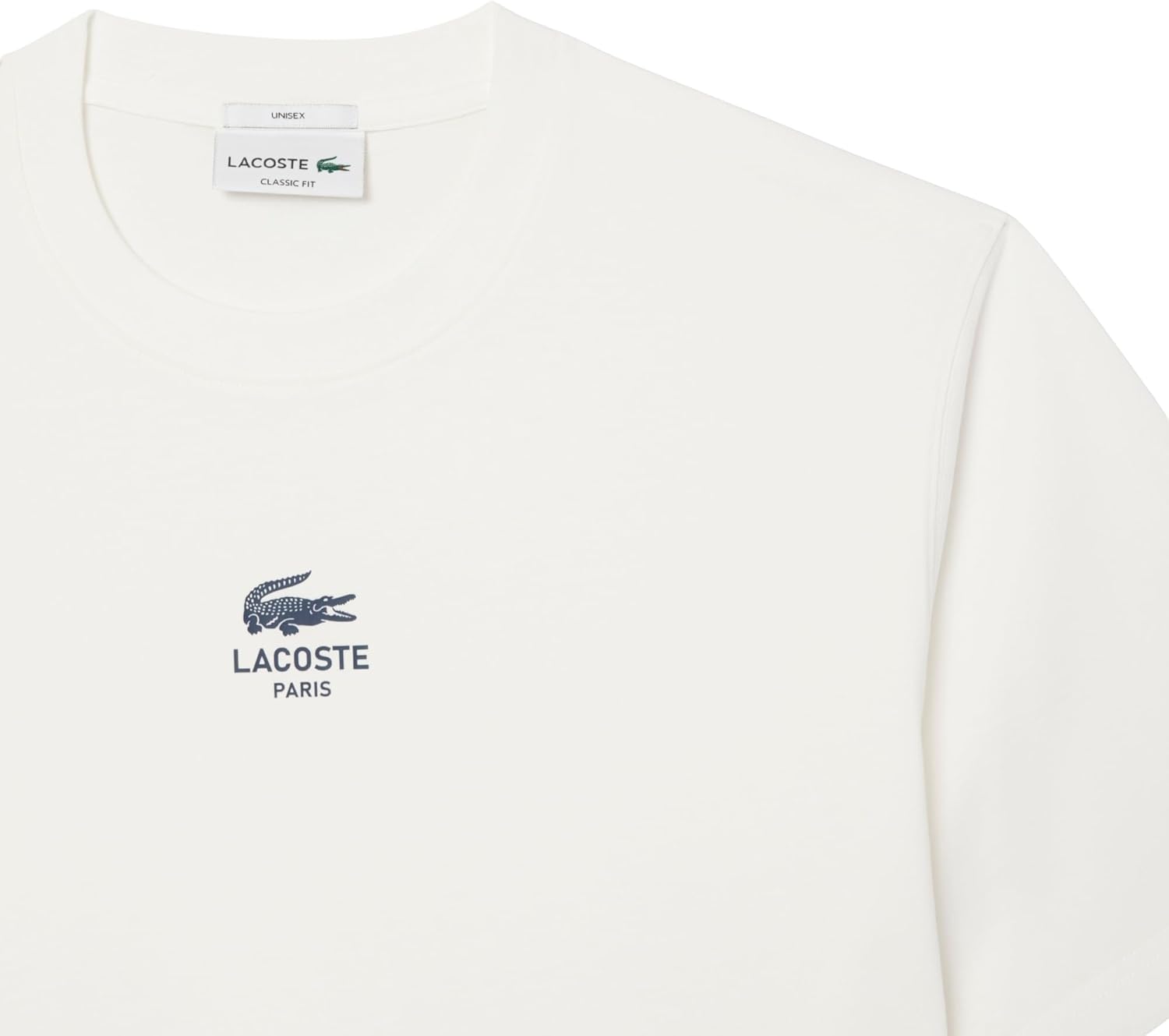 Футболка Lacoste, мужская, с логотипом, белый — фото 2