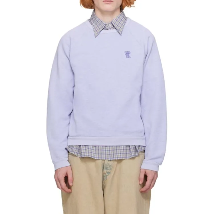 Толстовка с круглым вырезом Acne Studios, синий