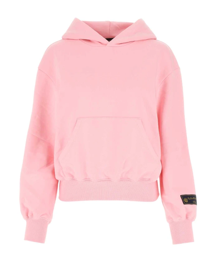 

Розовая хлопковая толстовка We11Done, розовый