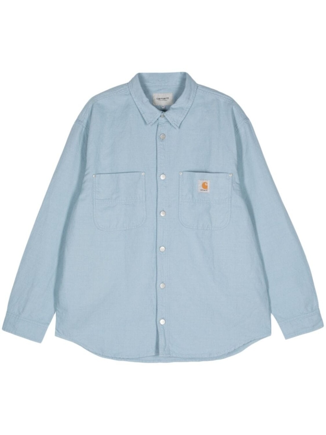 

Carhartt WIP куртка-рубашка Walter с логотипом, синий