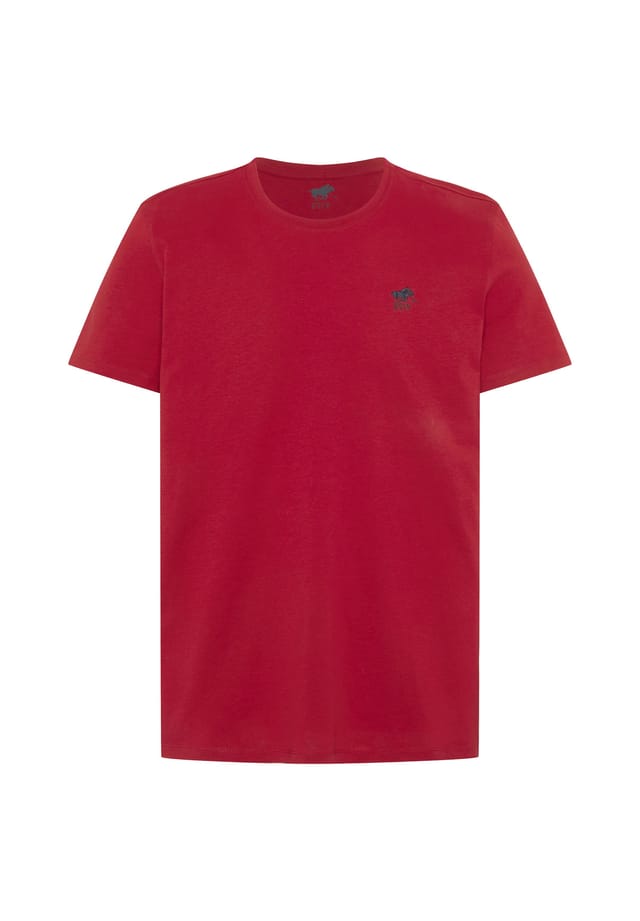 

Футболка с напечатанным сообщением Polo Sylt, цвет 19-1557 chili pepper