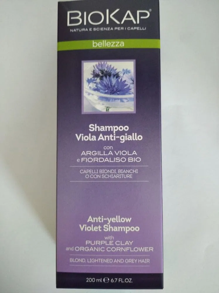 Фиолетовый шампунь против желтизны Viola Anti-Giallo от Biokap 200 мл Bios Line