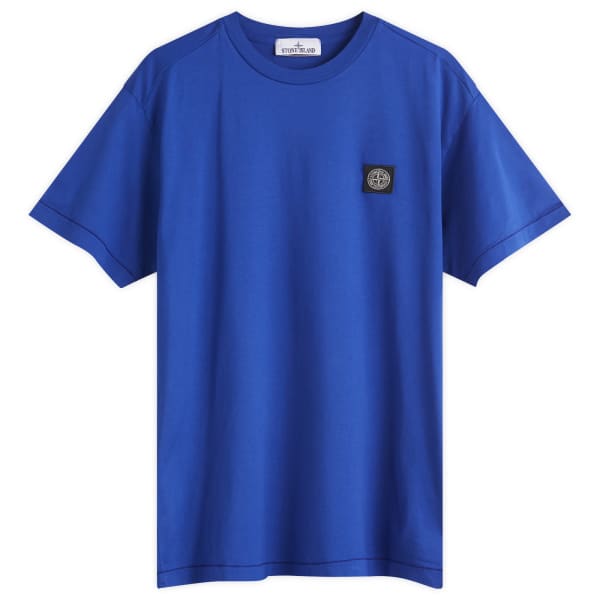

Футболка с нашивкой-логотипом Stone Island, синий