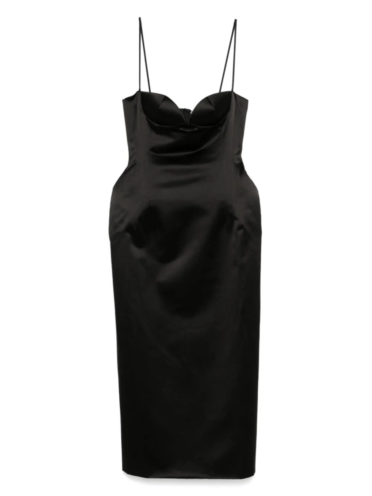 

Шелковое платье Magda Butrym, черный