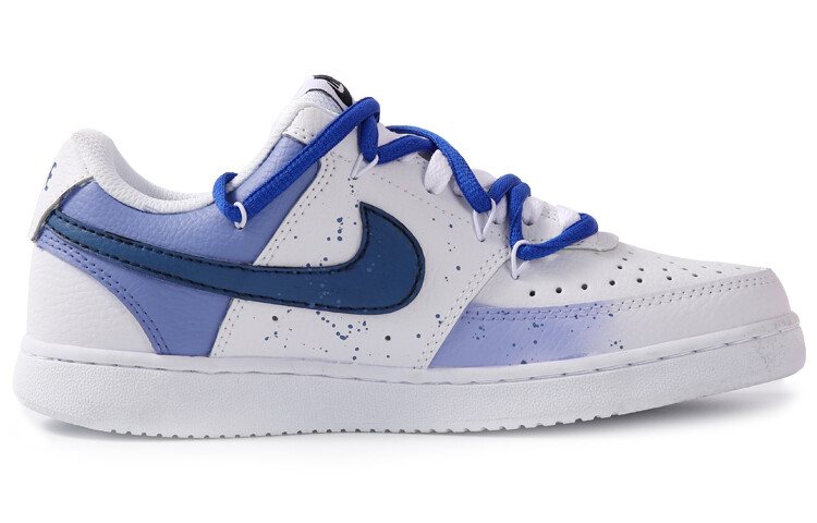 

Кроссовки для скейтборда Court Vision 1 женские с низким верхом, белый/синий Nike