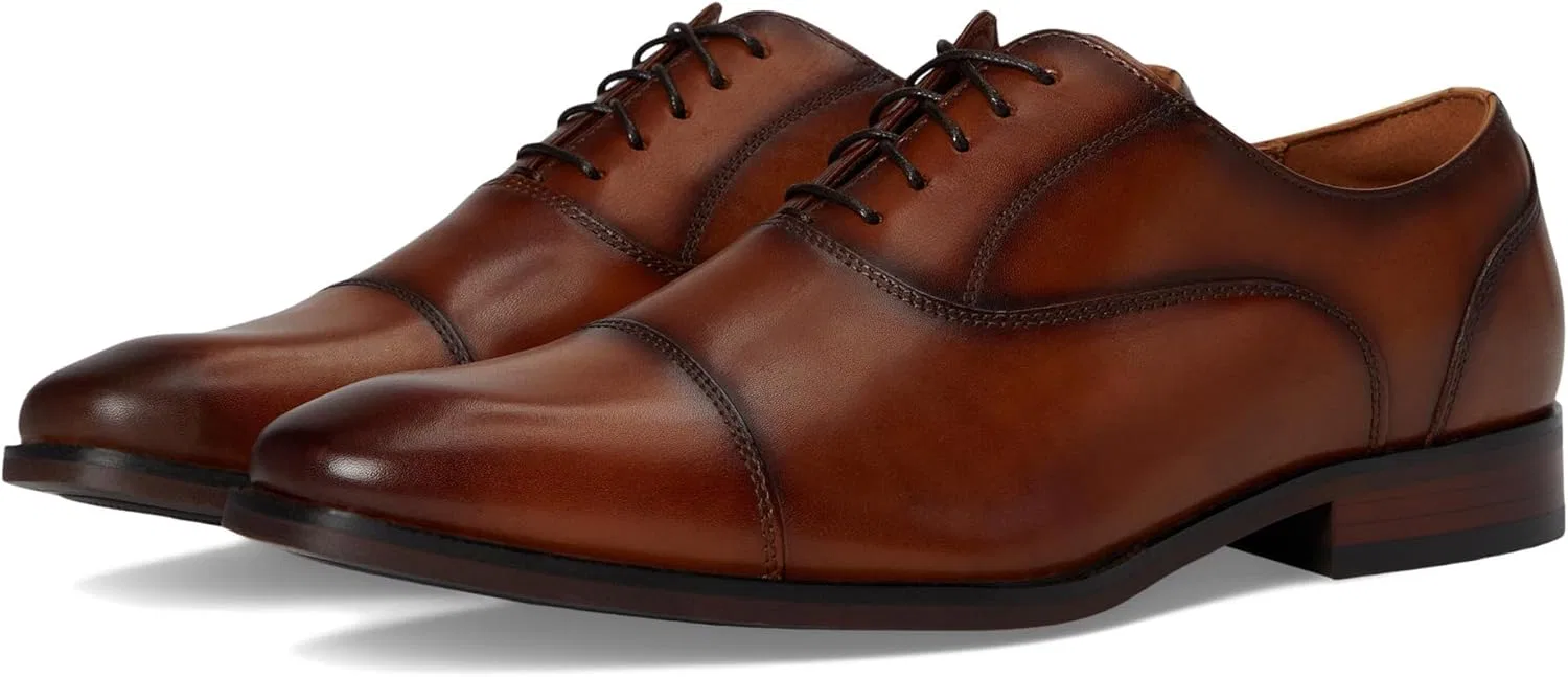 Мужские оксфорды Florsheim Sorrento Lux Cap Toe Bal Oxford, Cognac