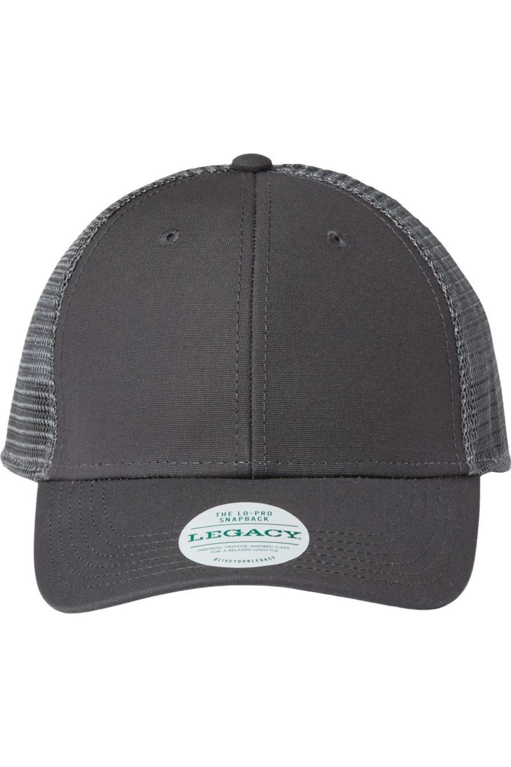 

Кепка дальнобойщика LEGACY Lo-Pro Snapback, тёмно-серый/тёмно-серый