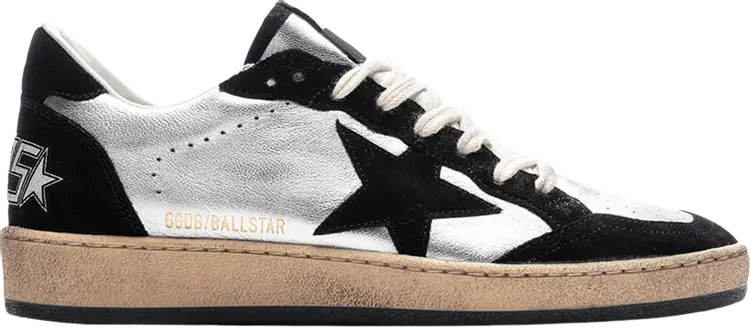 

Кроссовки Golden Goose Wmns Ball Star 'Silver Black', серебряный, Серый, Кроссовки Golden Goose Wmns Ball Star 'Silver Black', серебряный