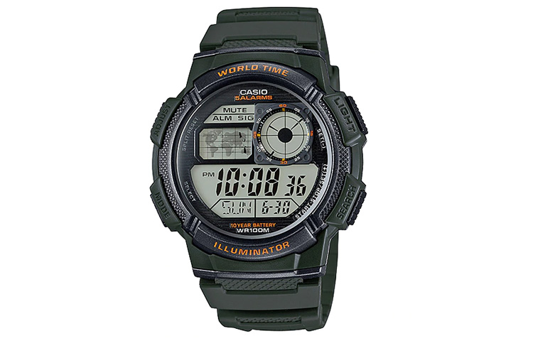 

CASIO Часы Men Gray Watch AE-1000W-3AV