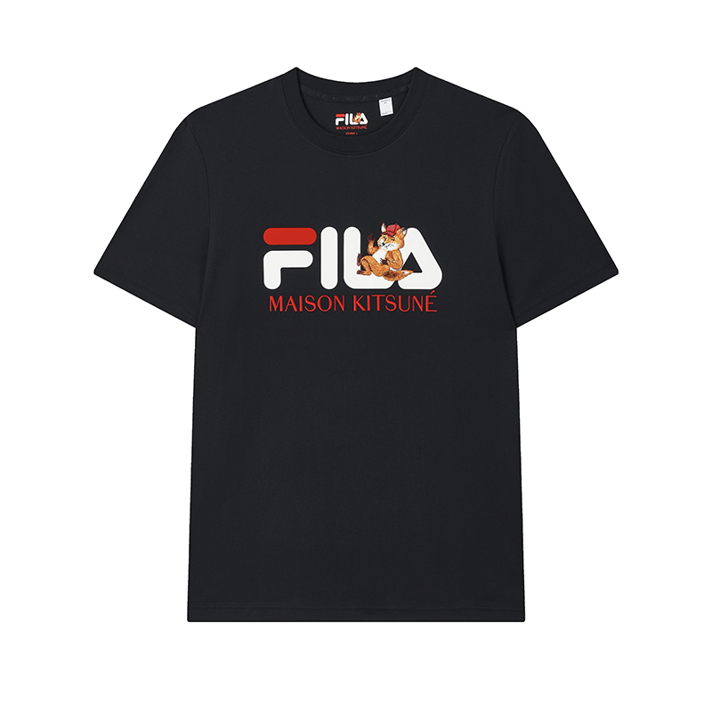

FILA Футболка Maison Kitsune Little Fox мужская Legend Blue, Синий, FILA Футболка Maison Kitsune Little Fox мужская Legend Blue