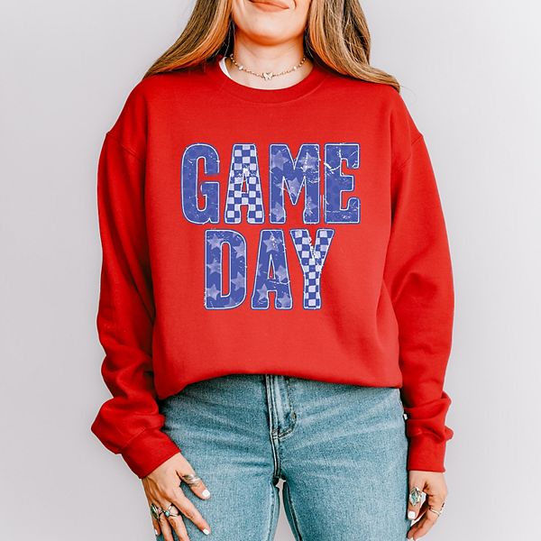 

Свитшот женский Game day blue checkeRed Simply Sage Market, Red, Зеленый, Свитшот женский Game day blue checkeRed Simply Sage Market, Red