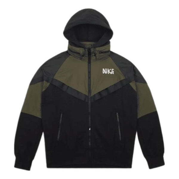 

Куртка Nike x Sacai Logo 'Cargo Khaki Black', хаки