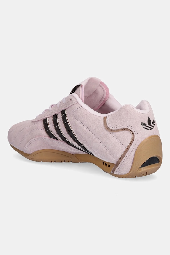 Замшевые кроссовки Adiracer LO Adidas Originals, розовый — фото 3