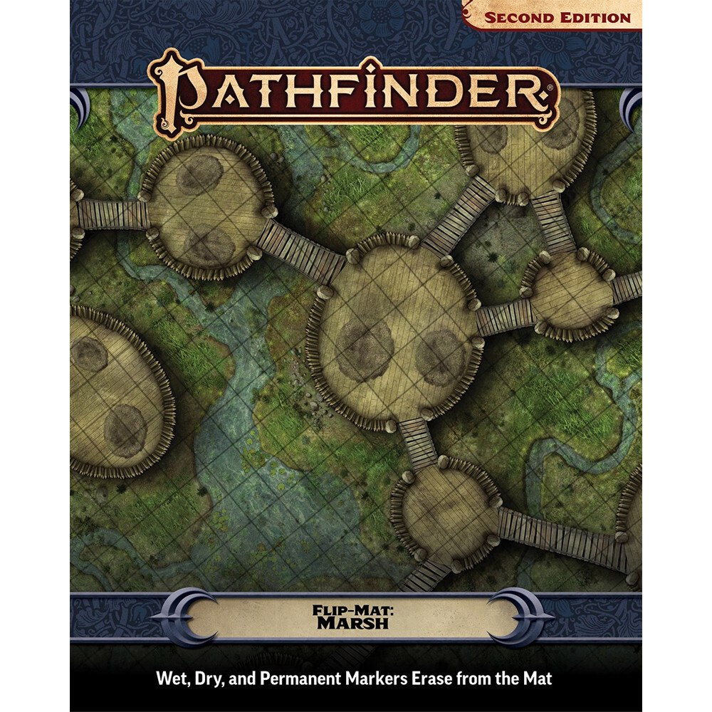 

Ролевая игра Paizo Publishing Pathfinder 2E RPG: Flip-Mat - Marsh