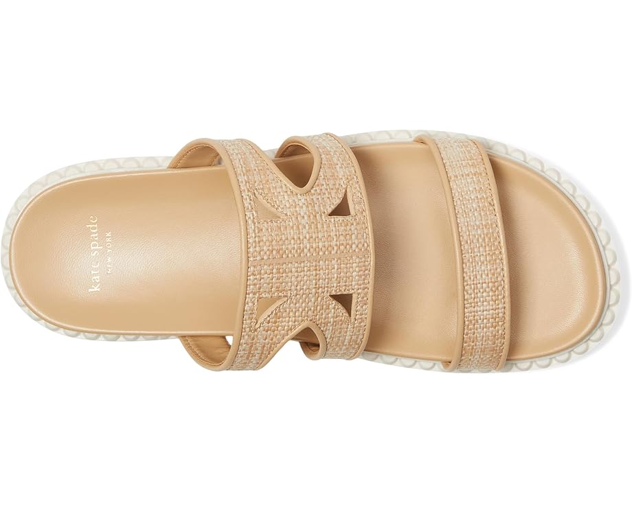 Балетки Kate Spade New York Duo Raffia Sport Sandals, цвет Natural — фото 2
