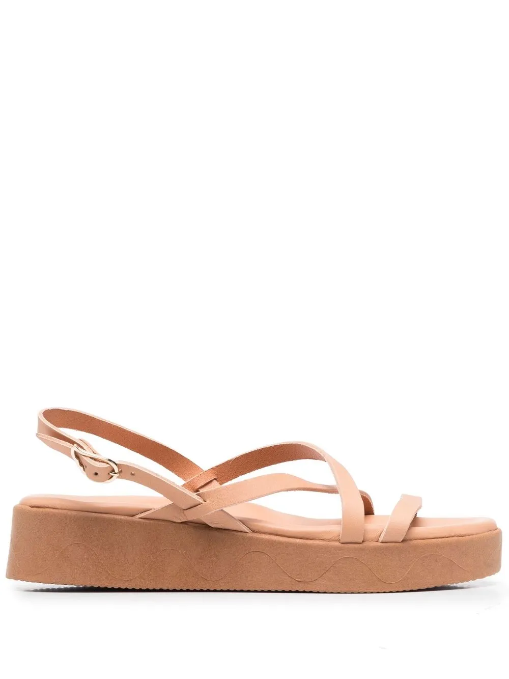 Сандалии Silia с перекрестными ремешками Ancient Greek Sandals, нейтральный