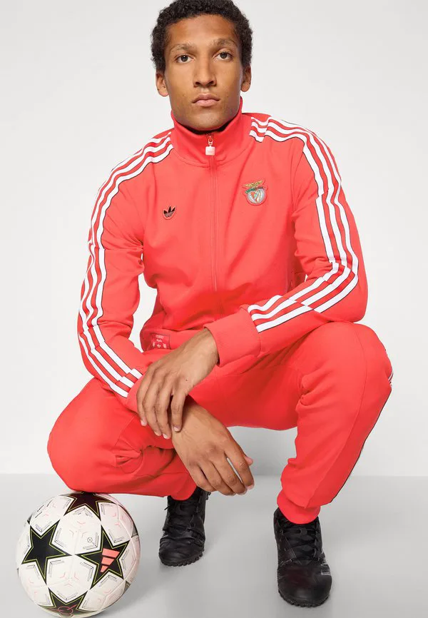 Спортивная куртка benfica lisboa icon в клубном стиле Adidas Originals, Red — фото 4