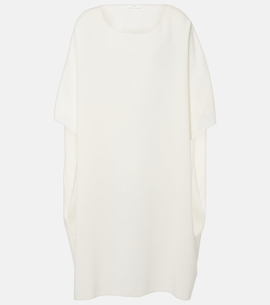 

Платье миди свободного кроя из шерсти и шелка из абаси The Row, слоновая кость