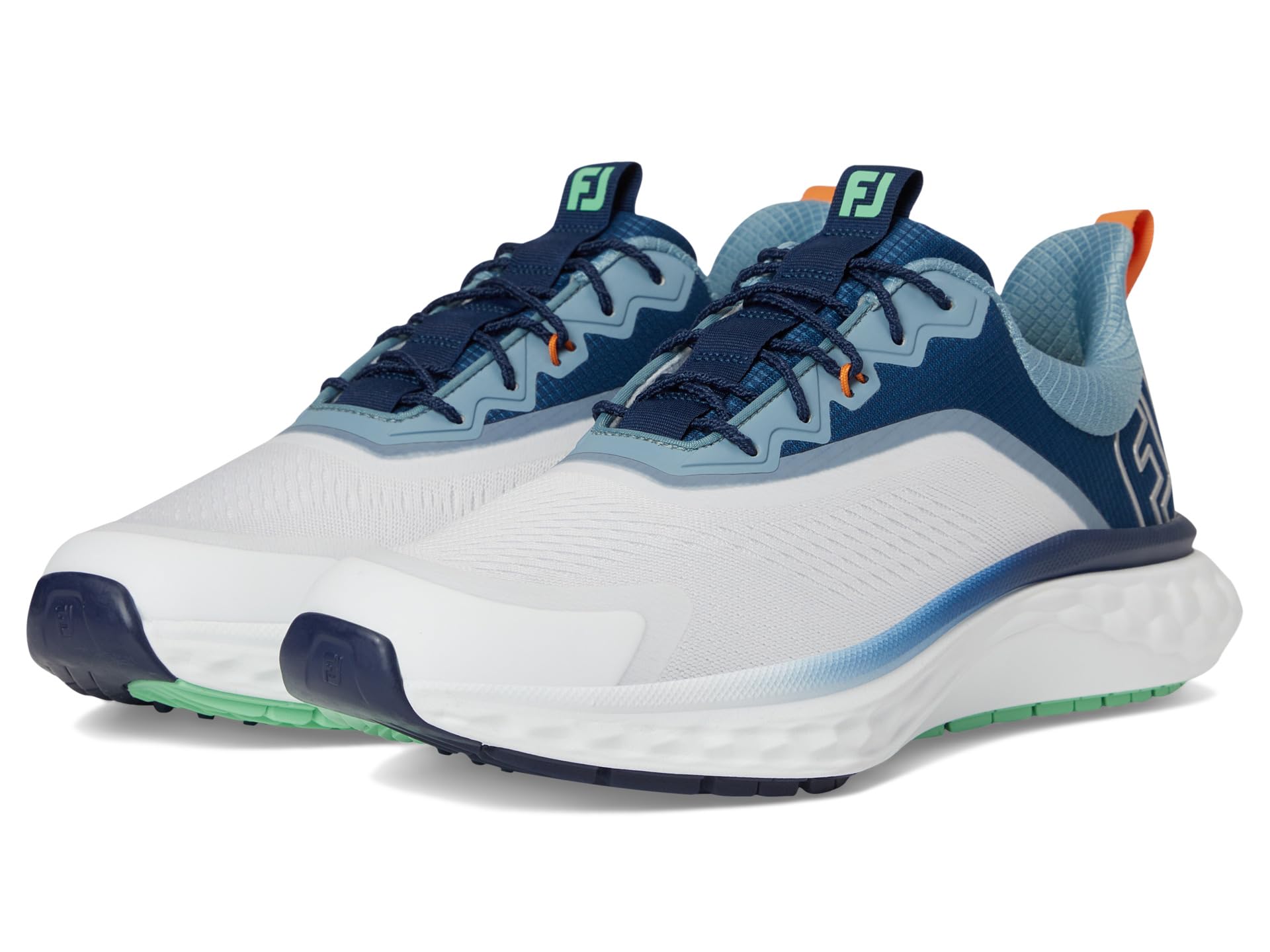 

Кроссовки FootJoy Fj Quantum, цвет White/Peacoat/Aquamarine