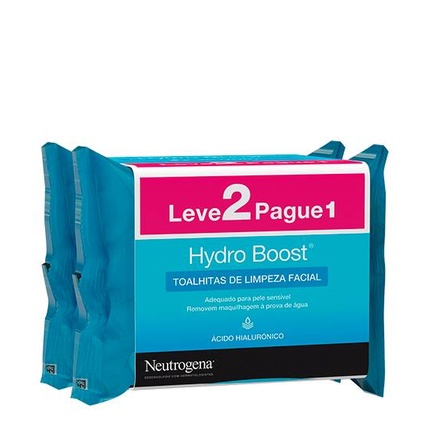 

Очищающие салфетки Hydro Boost, 2 x 25 шт. Neutrogena