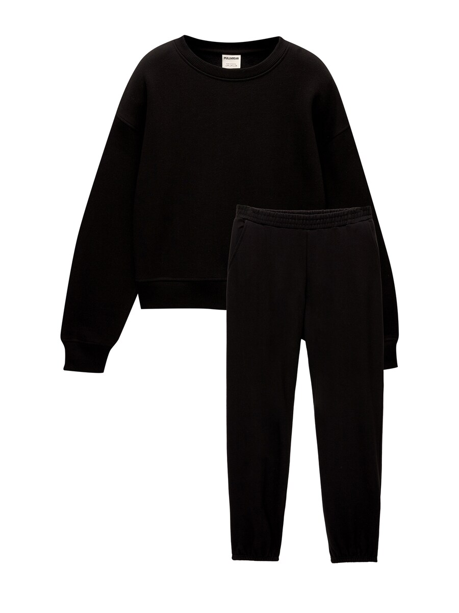 

Спортивный костюм Pull&Bear Sweatsuit, черный