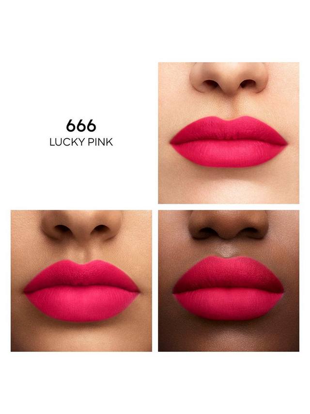Нежный матовый бальзам для губ Kiss Kiss Guerlain, 666 Lucky Pink — фото 3