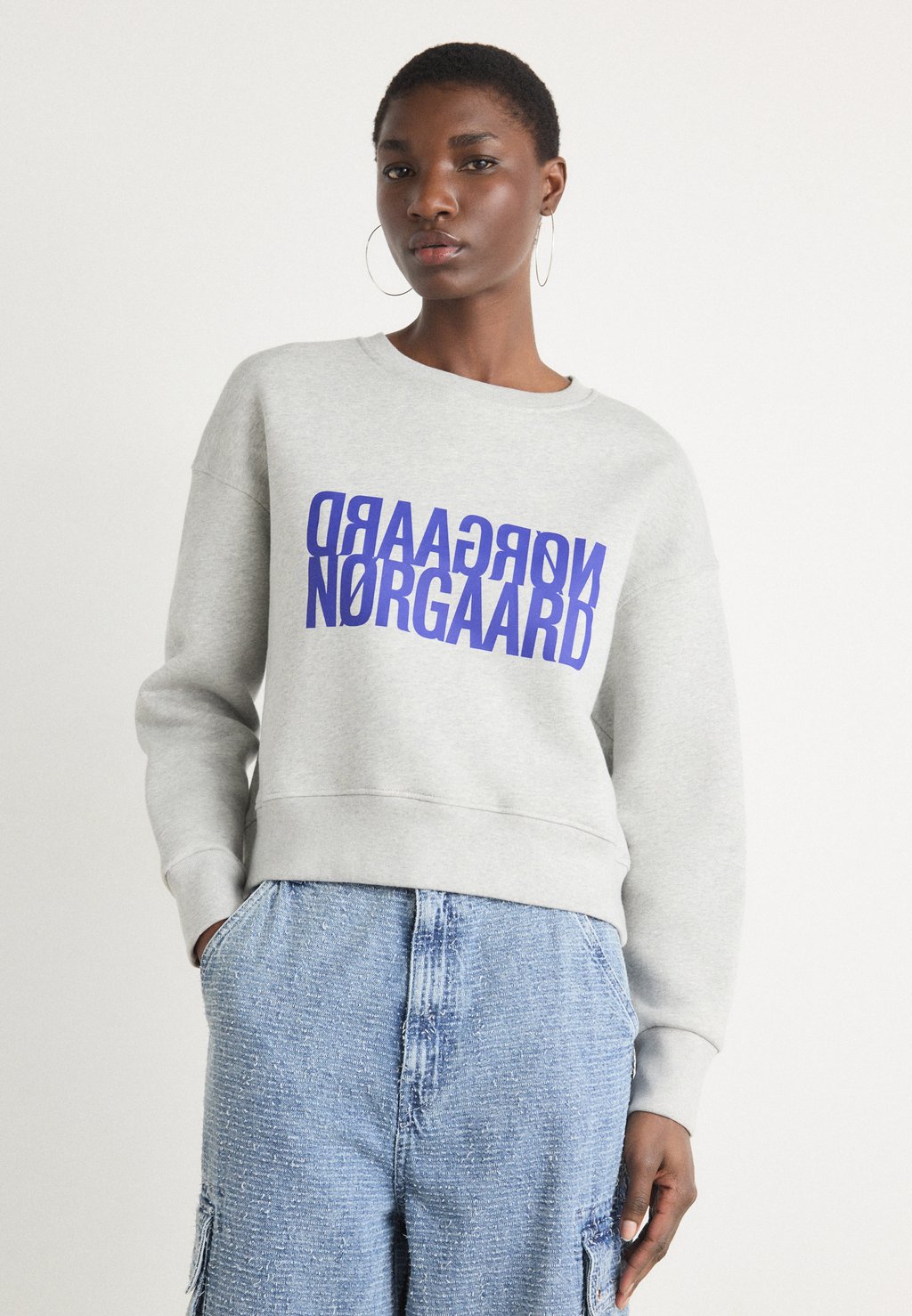 

Толстовка ORGANIC TILVINA Mads Nørgaard, серый