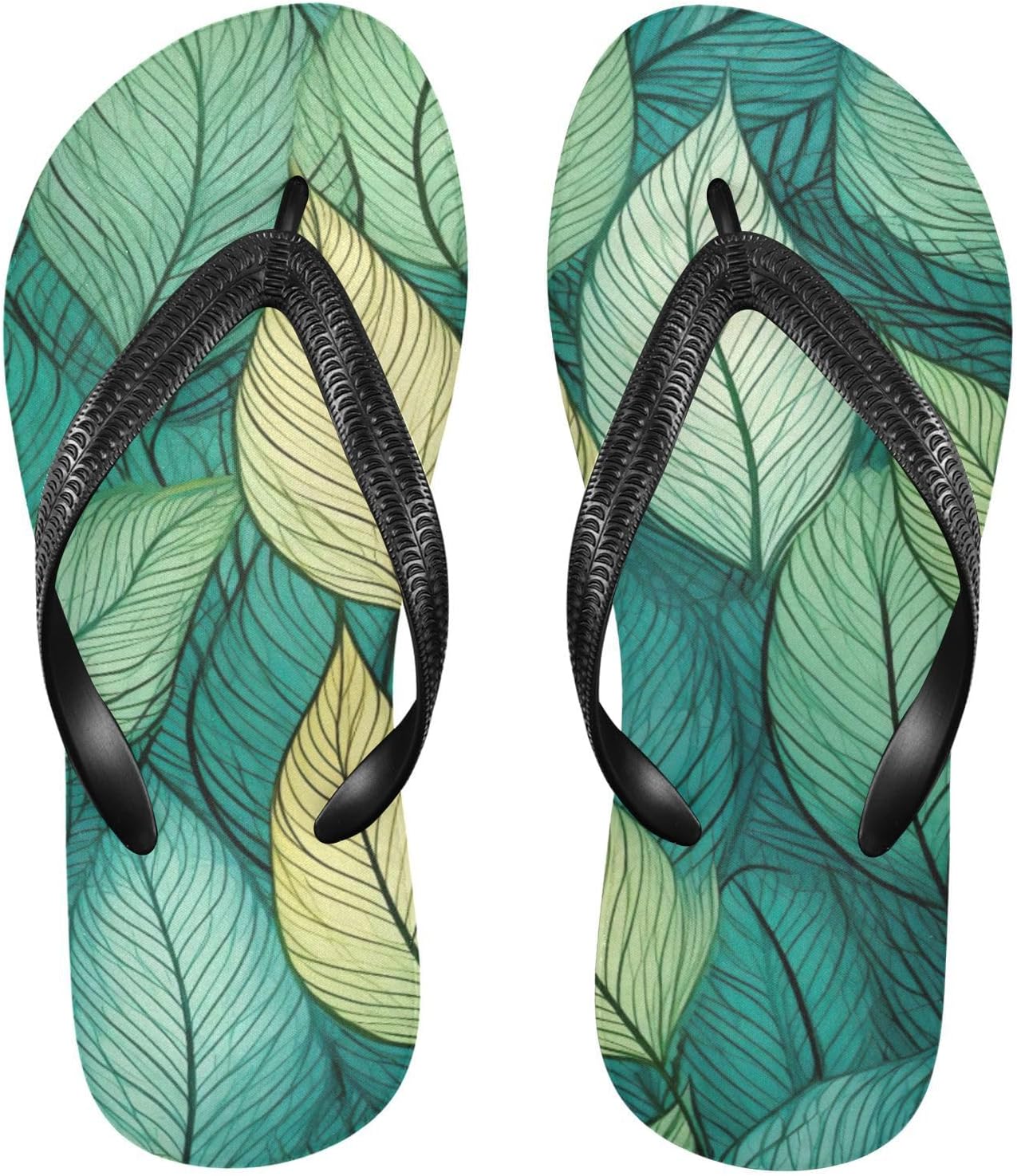 

Зеленые пляжные сланцы для лета, повседневные сандалии для женщин и мужчин Kfbe