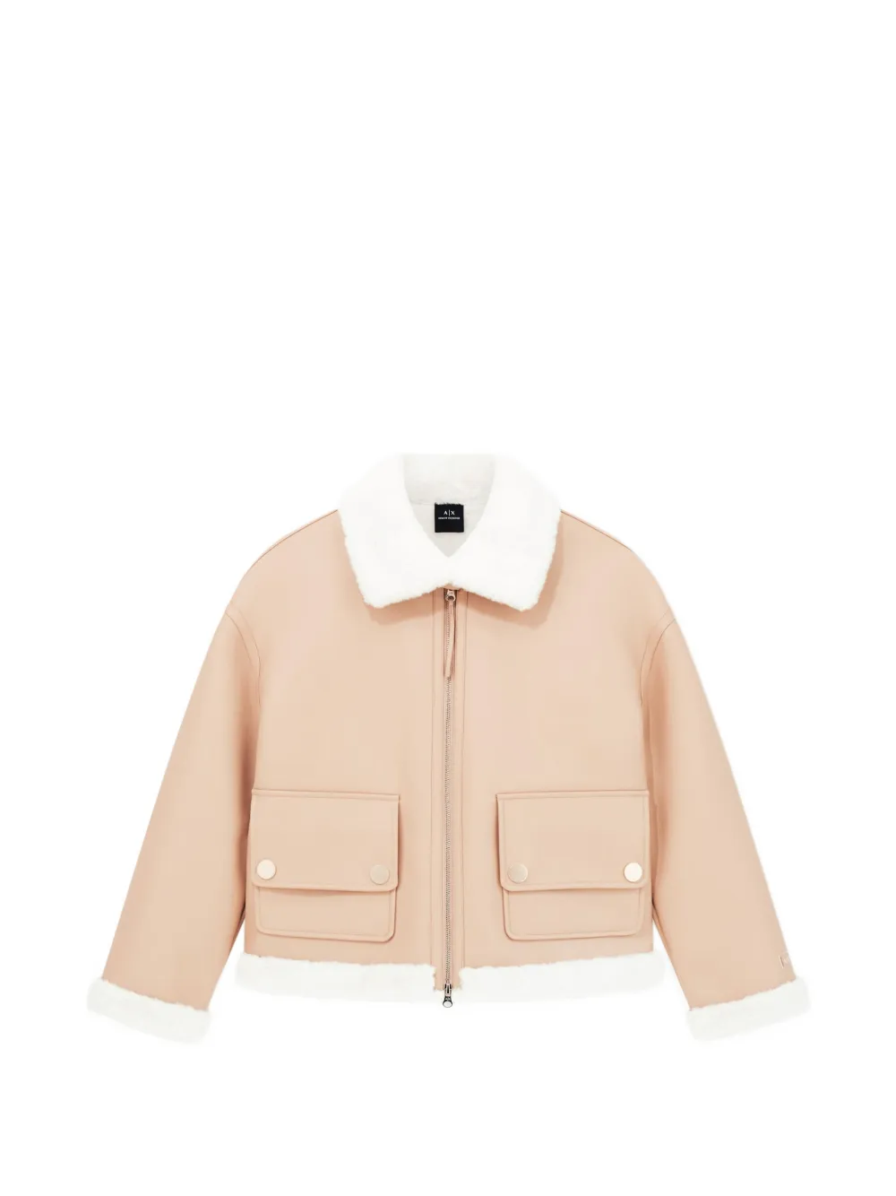 

Куртка из искусственного овечьего меха Armani Exchange, бежевый