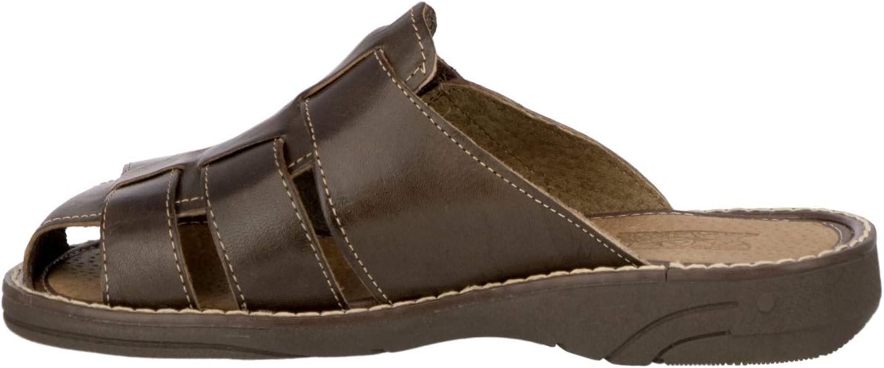 Мужские сандалии Cowboy Professional 661 коричневого цвета, настоящие мексиканские хуарачи, шлепанцы из натуральной кожи — фото 3