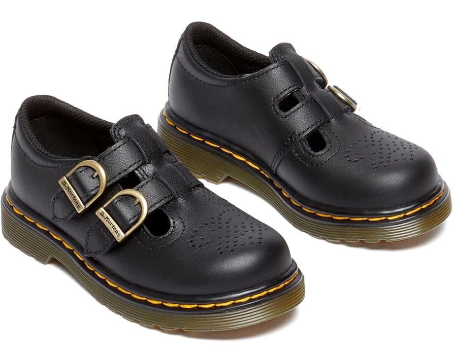 

Туфли на плоской подошве Dr. Martens Kid's Collection 8065 Toddler Mary Jane, черный