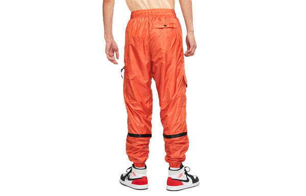Спортивные штаны Men's Air Jordan Solid Color Big Pocket Breathable Woven Sports Pants/Trousers/Joggers Orange, мультиколор — фото 2
