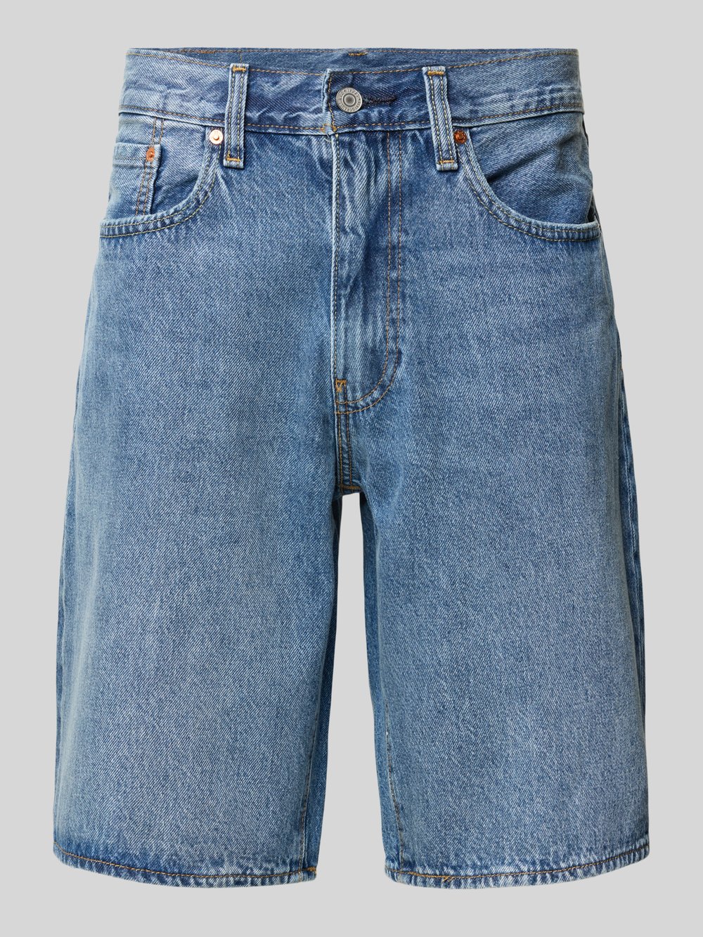 

Мешковатые джинсовые шорты с пятью карманами Levi's, синий