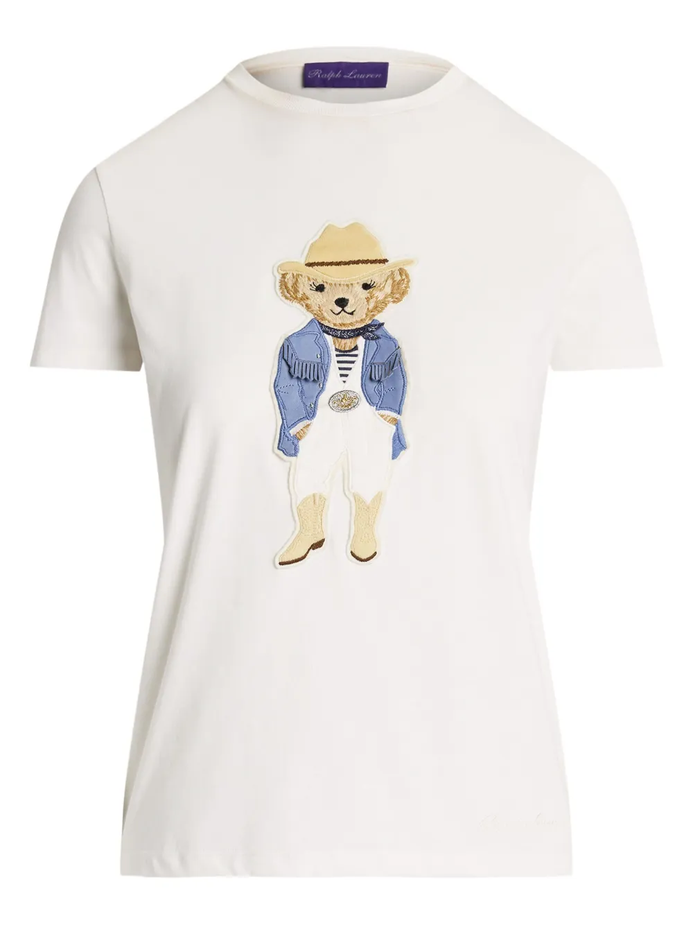 

Футболка с нашивками Ralph Lauren Collection, белый