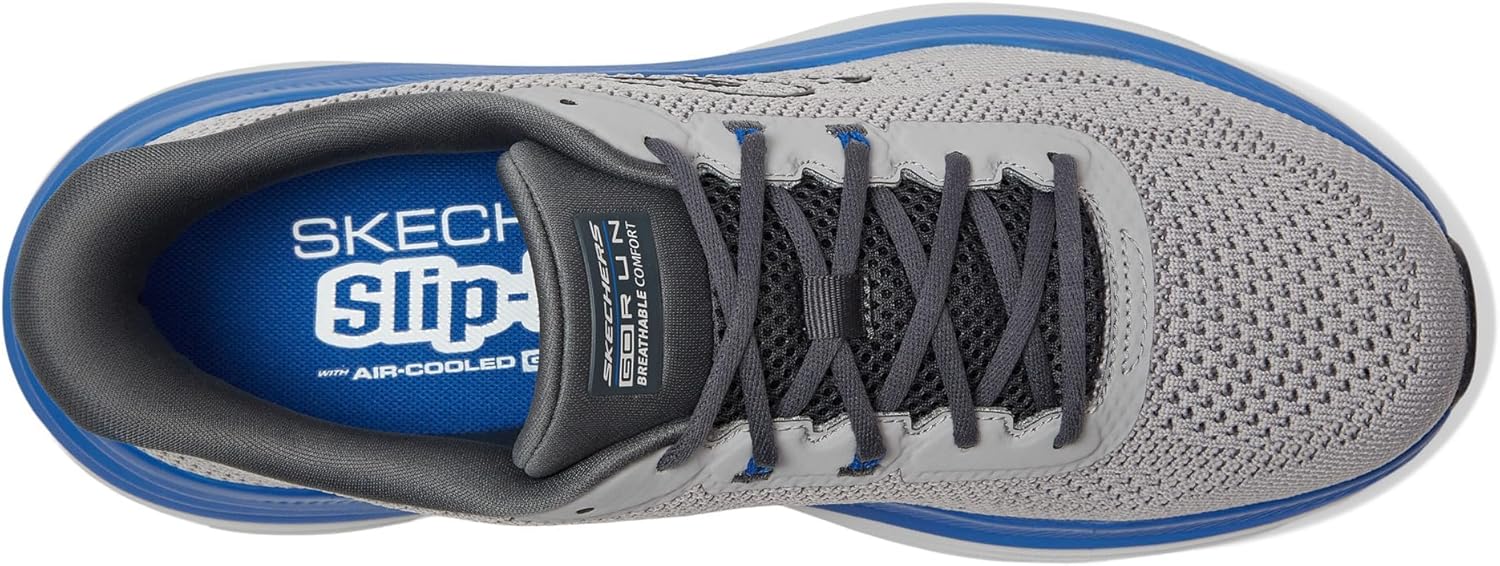 Мужские кроссовки Skechers Max Cushioning Endeavour с облегченной вставкой, голубой — фото 2