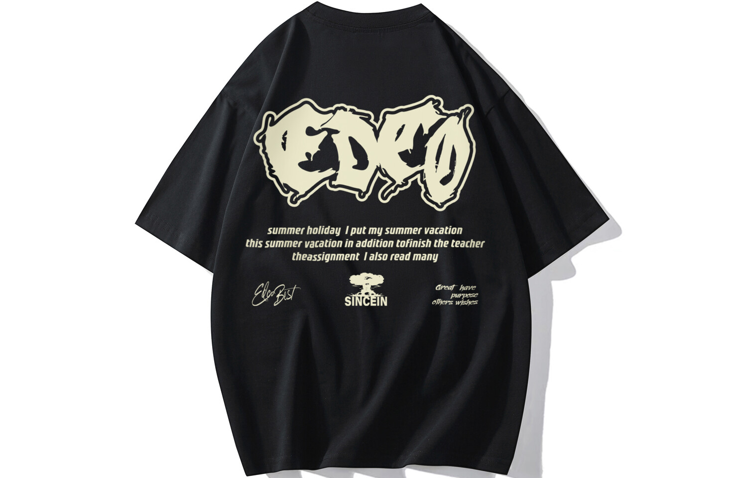 

Футболка унисекс Edco Break Silence, темно-синий
