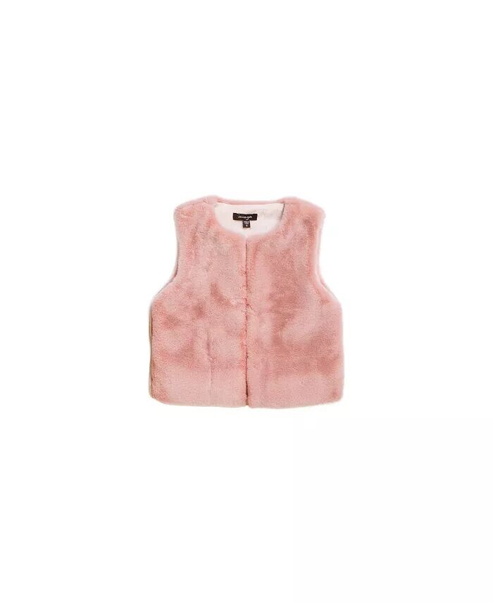 

Детский жилет из искусственного меха Eva FW23 для девочек Imoga Collection, розовый