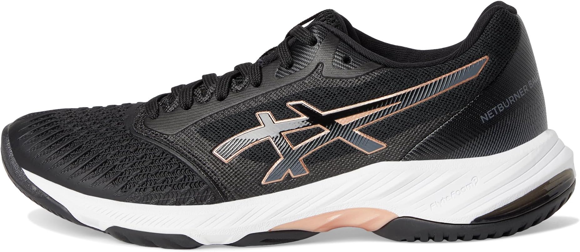 Кроссовки ASICS Netburner Ballistic FF 3 Volleyball Shoe, цвет Black/Rose Gold — фото 4