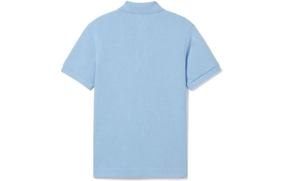 Футболка Lacoste POIO мужская, летняя, небесно-голубой — фото 4
