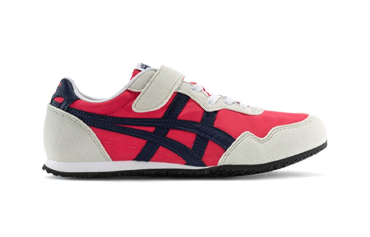 Детские кроссовки Serrano Kids Lifestyle PS Low-top Ruby Red/бежевый Onitsuka Tiger — фото 2