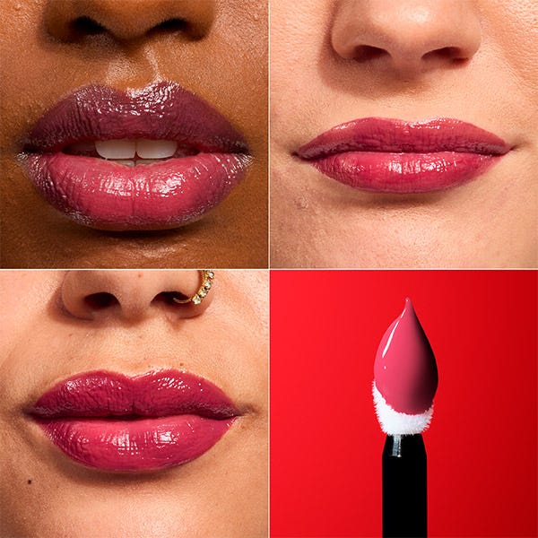 Жидкая помада с эффектом латекса RIMMEL LONDON Thrill Seeker Lip Latex, 300 Character — фото 4