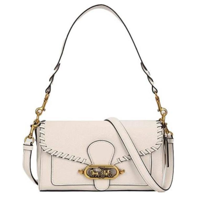 

COACH Нефритовый кожаный плечевой рюкзак
