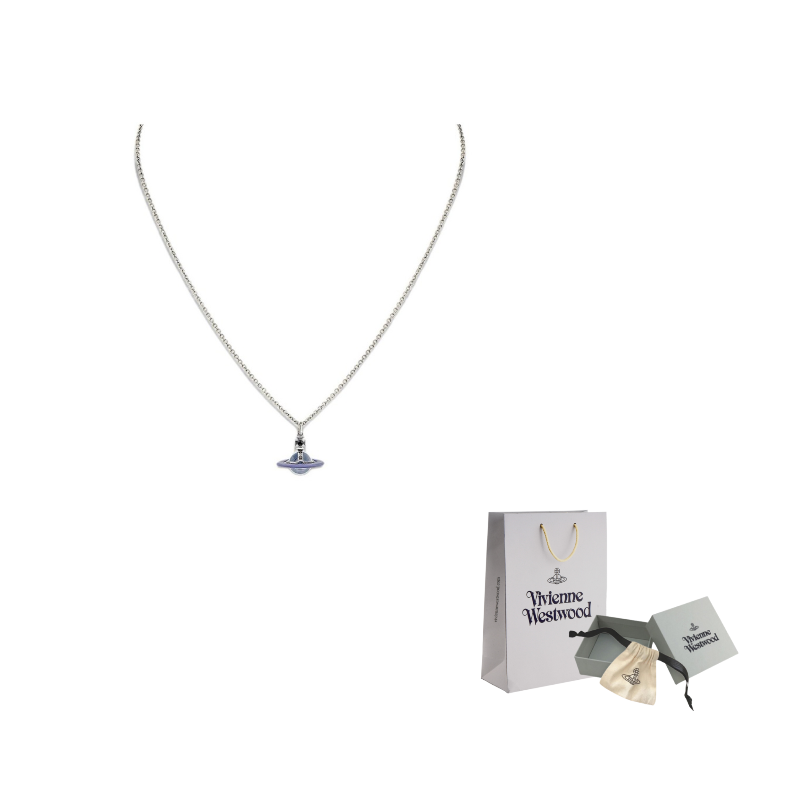 

Vivienne Westwood Латунный эмалевый кулон мужской светло-фиолетовый