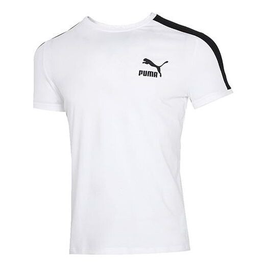 

Футболка iconic t7 t-shirt 'white black' Puma, белый
