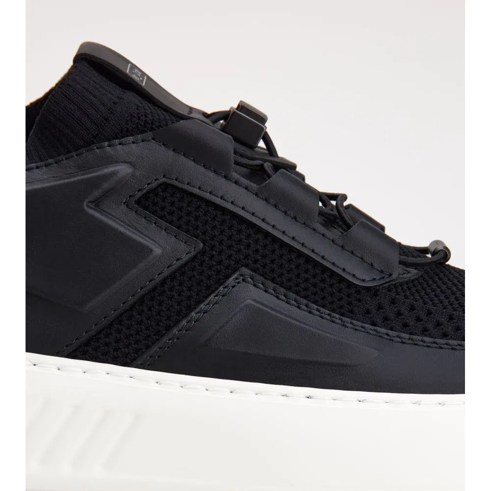 No_Code X in Leather and Technical Fabric TOD's, черный — фото 3