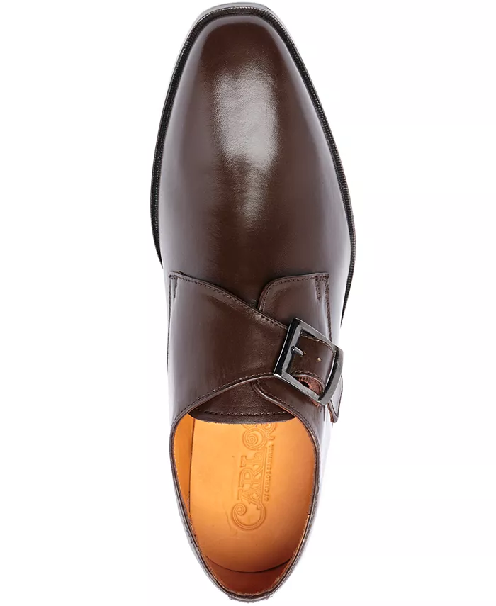 Мужские лоферы Freedom Single Monk-Strap Carlos by Carlos Santana, коричневый — фото 3
