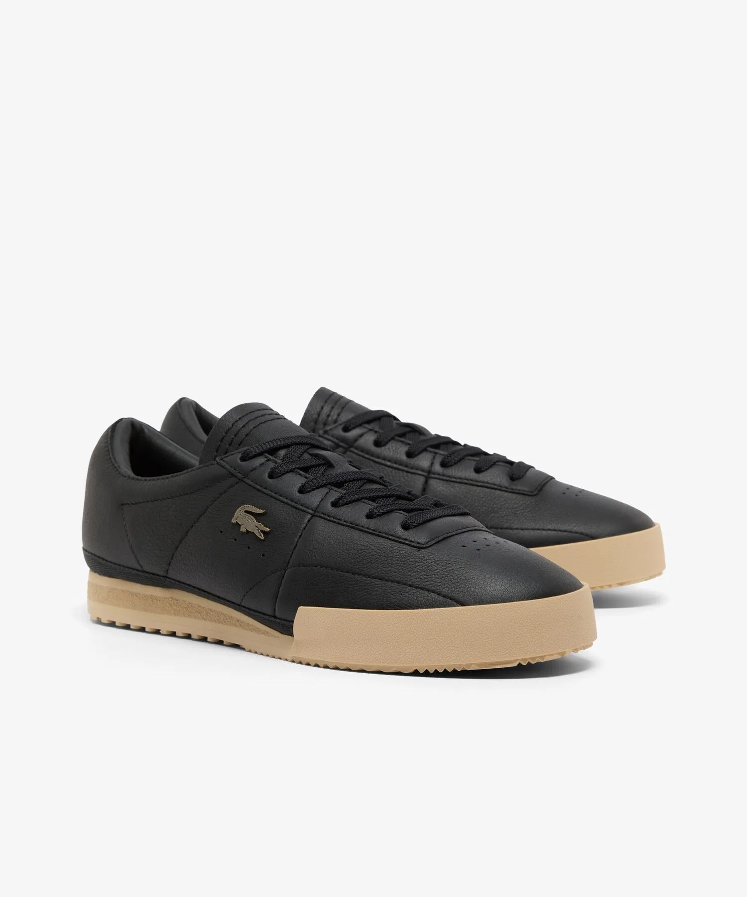 Мужские кроссовки из замши Lacoste AURA 225 чёрные