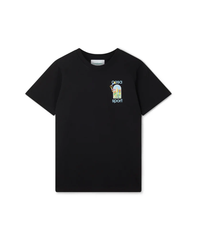 

Яркая футболка Casablanca, черный