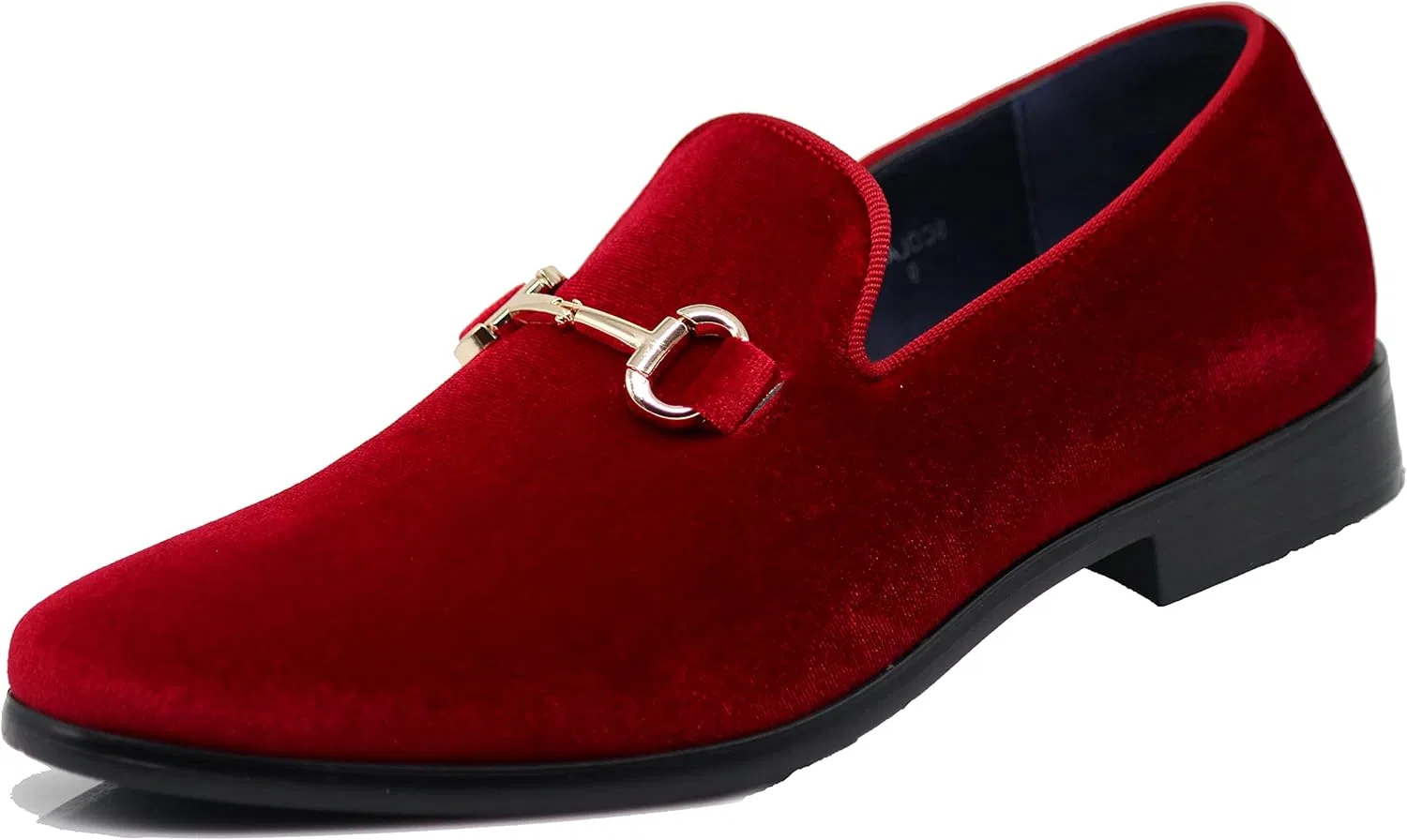 Винтажные однотонные бархатные лоферы Enzo Romeo Hombres, Red Scoland