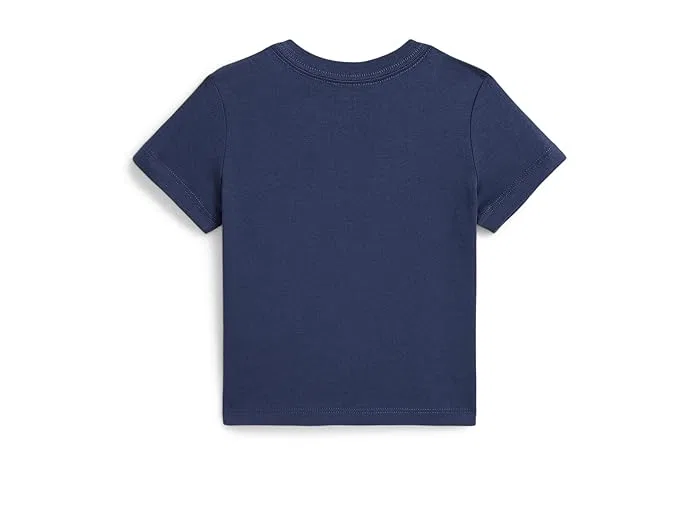 Футболка с принтом Big Pony Polo Ralph Lauren Kids, Light Navy — фото 2